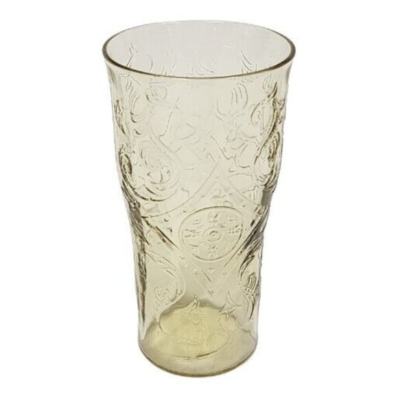 1930s Federal Glass Madrid Amber Depression Glass 80oz Pitcher & Glasses Set - Picture 12 of 16